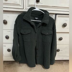 Women’s Cozy Sherpa Shirt Jacket